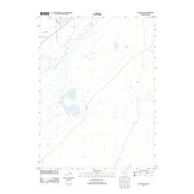 2012 Map of Hutton Lake, 2012 Print