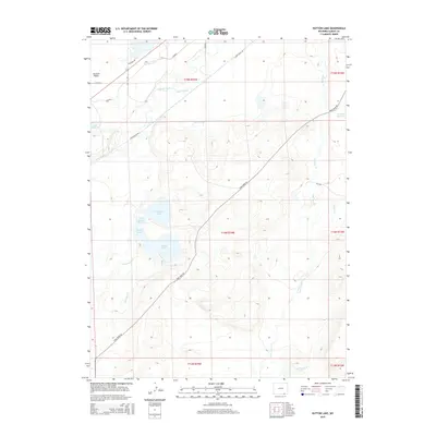 2015 Map of Hutton Lake, 2015 Print