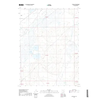 2017 Map of Hutton Lake, 2017 Print