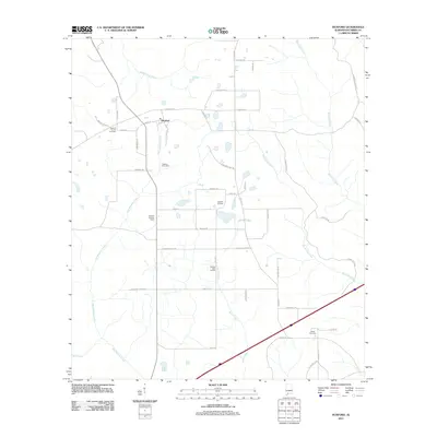 2011 Map of Huxford, 2011 Print