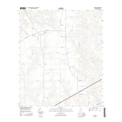 2014 Map of Huxford, 2014 Print