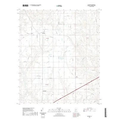 2020 Map of Huxford, 2020 Print