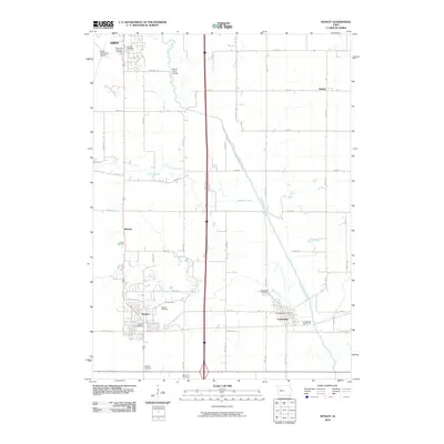 2010 Map of Huxley, 2010 Print