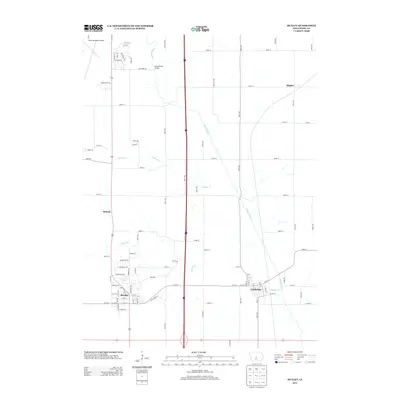 2013 Map of Huxley, 2013 Print