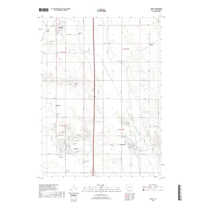 2018 Map of Huxley, 2018 Print