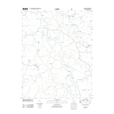 2011 Map of Huzzah, 2011 Print