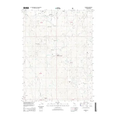 2015 Map of Hyampom, 2015 Print