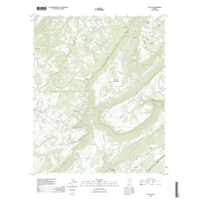 2026 Map of Hyatt Gap, 2026 Print