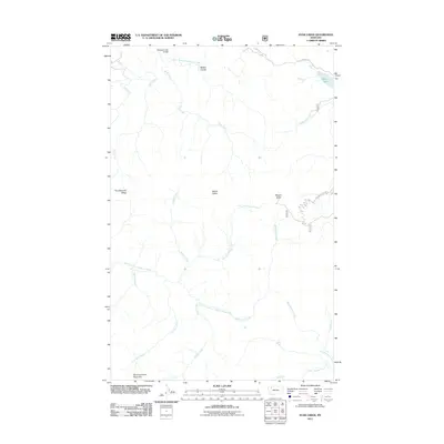 2011 Map of Hyde Creek, 2011 Print