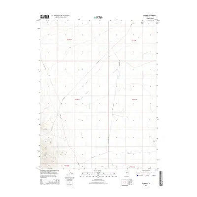 2014 Map of Hyde Well, 2014 Print