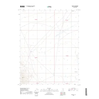 2018 Map of Hyde Well, 2018 Print