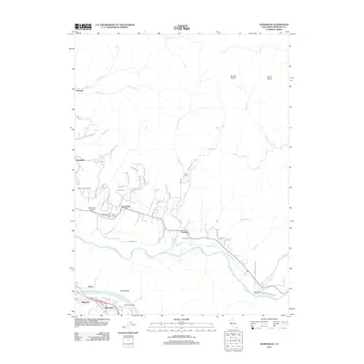 2012 Map of Hydesville, 2012 Print