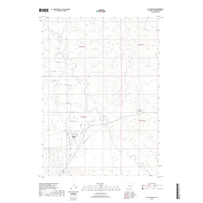 2017 Map of Hylton Ranch, 2017 Print
