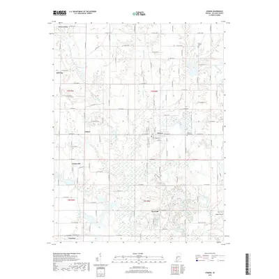 2019 Map of Hymera, 2019 Print