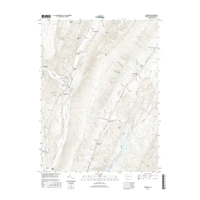 2016 Map of Hyndman, 2016 Print
