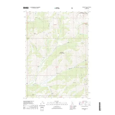 2020 Map of Hyndman Peak, 2020 Print