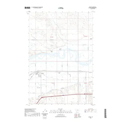 2020 Map of Hysham, 2020 Print