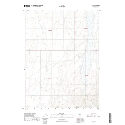 2018 Map of I L Ranch, 2018 Print