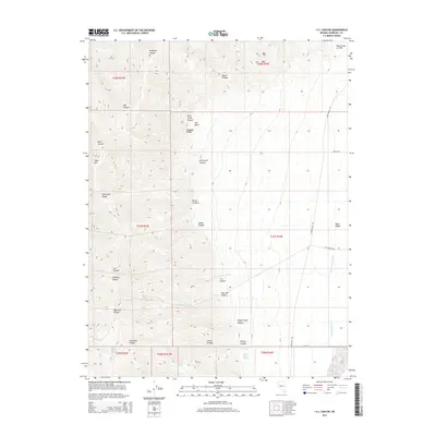 2014 Map of I X L Canyon, 2014 Print