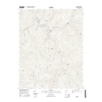 2014 Map of Iaeger, 2014 Print