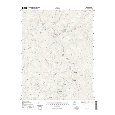2016 Map of Iaeger, 2016 Print