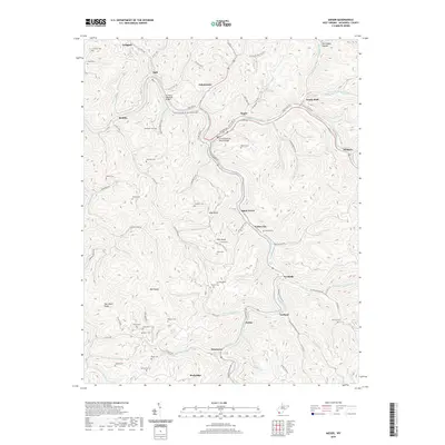 2019 Map of Iaeger, 2019 Print