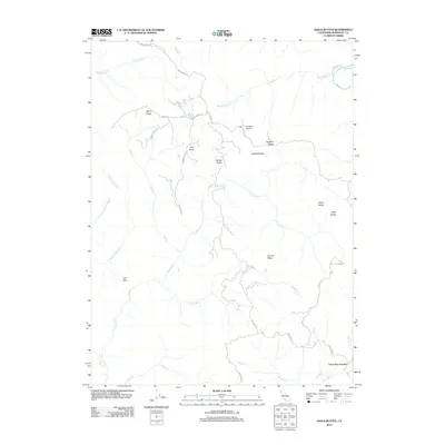 2012 Map of Iaqua Buttes, 2012 Print
