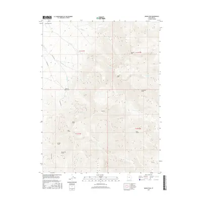 2017 Map of Ibapah Peak, 2017 Print