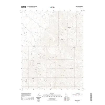 2020 Map of Ibapah Peak, 2020 Print