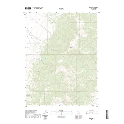 2023 Map of Ibapah Peak, 2023 Print