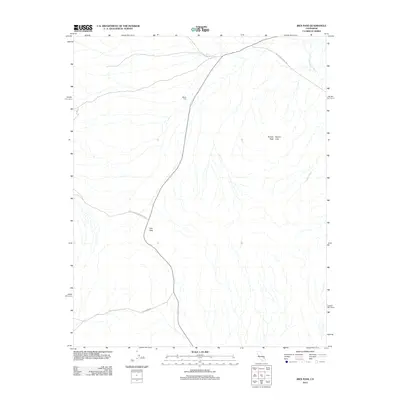 2012 Map of Ibex Pass, 2012 Print