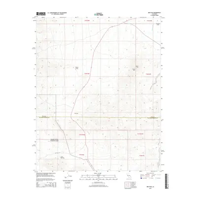 2015 Map of Ibex Pass, 2015 Print
