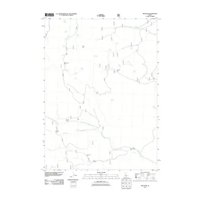 2011 Map of Ibex Peak, 2011 Print