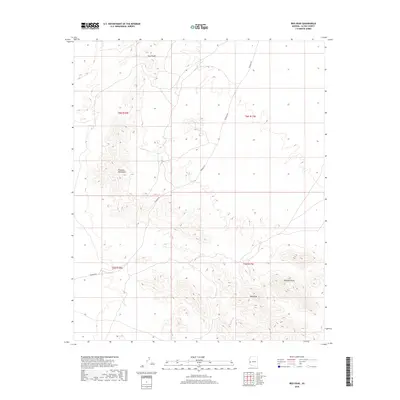 2018 Map of Ibex Peak, 2018 Print