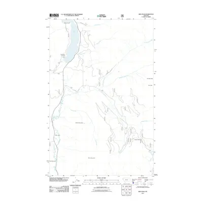 2011 Map of Ibex Peak, 2011 Print