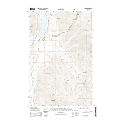 2014 Map of Ibex Peak, 2014 Print