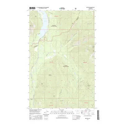 2017 Map of Ibex Peak, 2017 Print