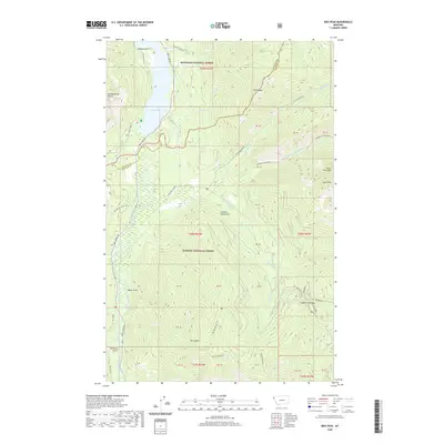 2020 Map of Ibex Peak, 2020 Print