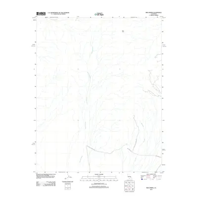 2012 Map of Ibex Spring, 2012 Print