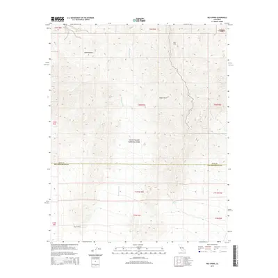 2015 Map of Ibex Spring, 2015 Print