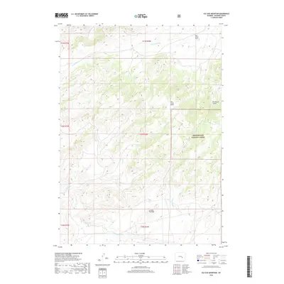 2018 Map of Ice Cave Mountain, 2018 Print