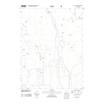 2011 Map of Ice Cave Peak, 2011 Print