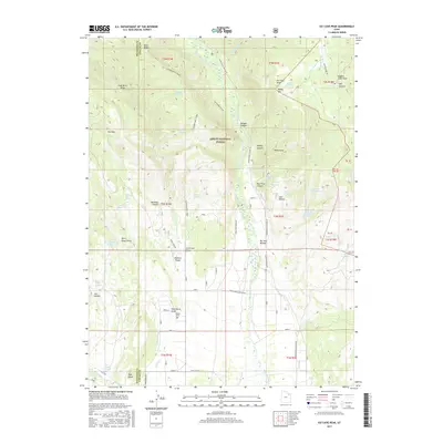 2017 Map of Ice Cave Peak, 2017 Print