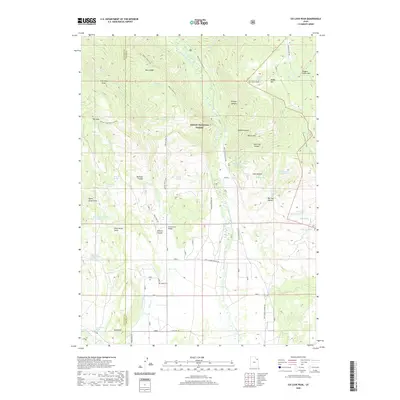 2020 Map of Ice Cave Peak, 2020 Print