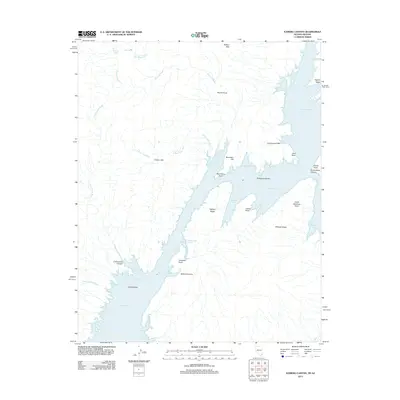 2012 Map of Iceberg Canyon, 2012 Print