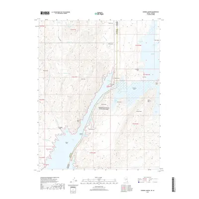 2018 Map of Iceberg Canyon, 2018 Print