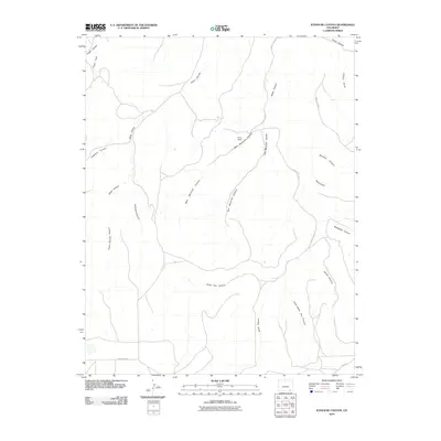 2010 Map of Icehouse Canyon, 2010 Print