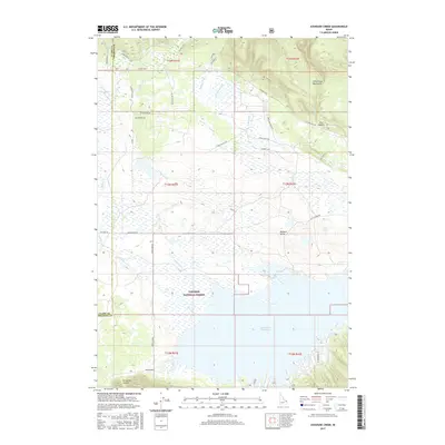 2017 Map of Icehouse Creek, 2017 Print