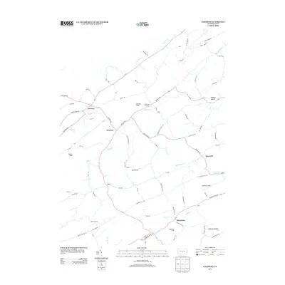 2013 Map of Ickesburg, 2013 Print