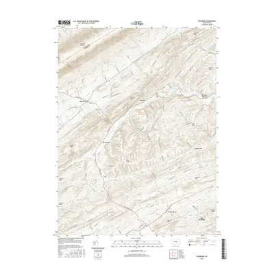2016 Map of Ickesburg, 2016 Print